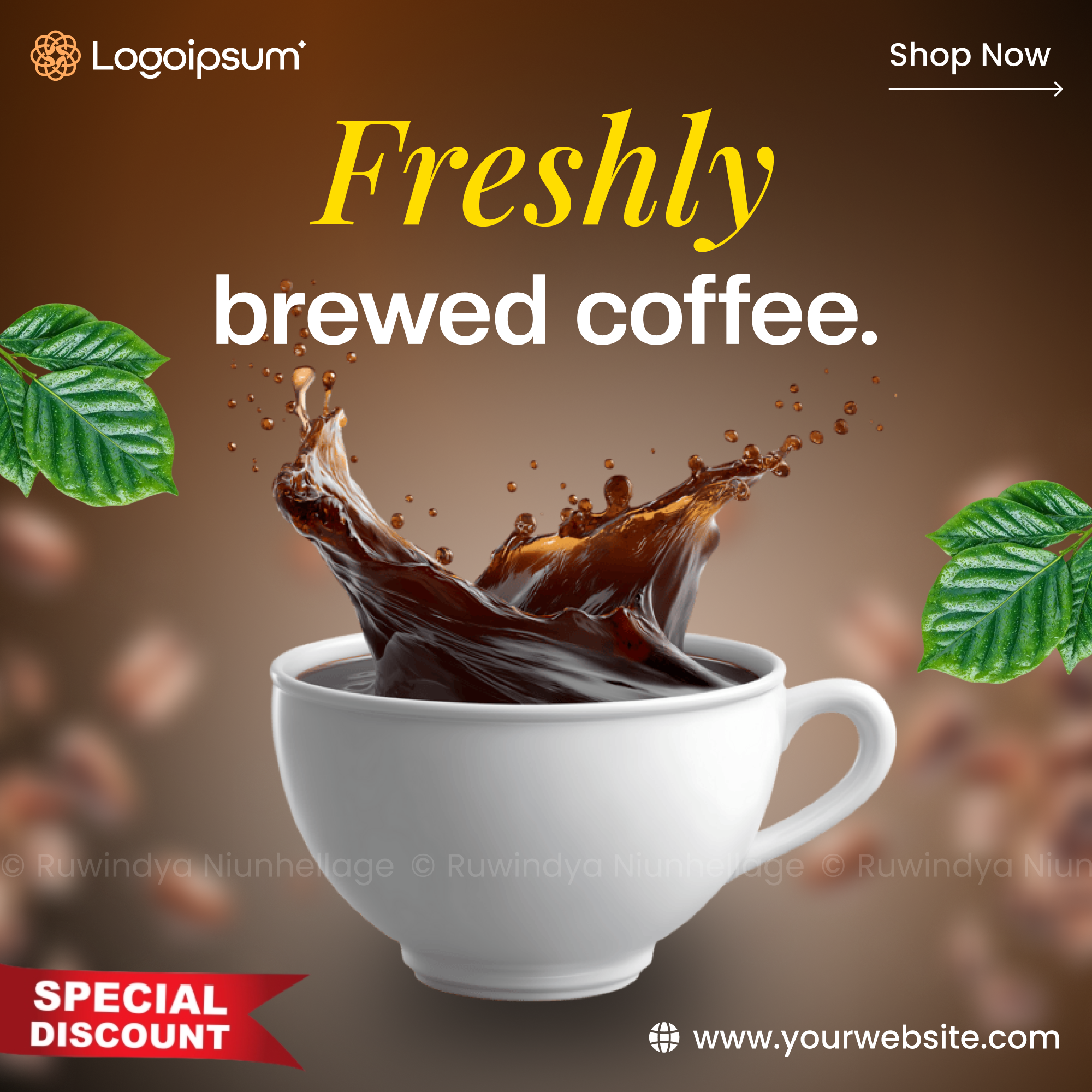 Freshly Brewed Coffee: Special Discount